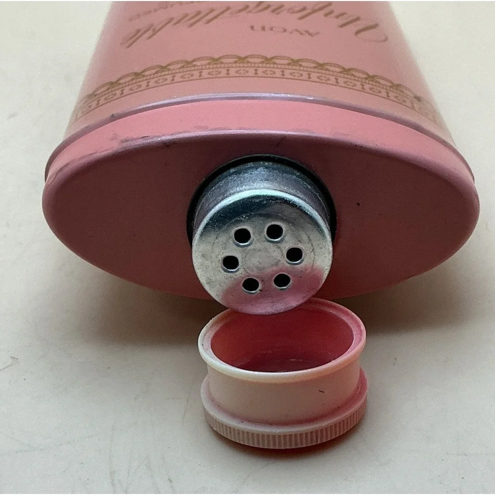 Vintage Avon Perfumed Talc Empty Tins;‎ 